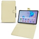 가죽 커버 Samsung Galaxy Tab S6 Lite - Beige ( Nappa - Pantone 7502C ) 