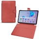 Housse cuir Samsung Galaxy Tab S6 Lite - Cerise vintage ( Pantone 185C ) 