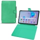 Housse cuir Samsung Galaxy Tab S6 Lite - Menthe vintage ( Pantone 562C ) 