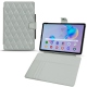 가죽 커버 Samsung Galaxy Tab S6 Lite - Gris - Couture ( Nappa - Pantone W428C ) 