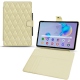 Samsung Galaxy Tab S6 Lite leather case - Beige - Couture ( Nappa - Pantone 7502C ) 