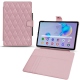 Capa em pele Samsung Galaxy Tab S6 Lite - Rose - Couture ( Nappa - Pantone 2365C ) 