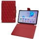 Custodia in pelle Samsung Galaxy Tab S6 Lite - Rouge - Couture ( Nappa - Pantone 199C ) 