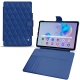 Capa em pele Samsung Galaxy Tab S6 Lite - Bleu océan - Couture ( Nappa - Pantone 293C ) 