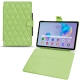 Lederschutzhülle Samsung Galaxy Tab S6 Lite - Vert olive - Couture ( Nappa - Pantone 578U ) 