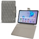 Funda de piel Samsung Galaxy Tab S6 Lite - Acier vintage - Couture