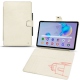 가죽 커버 Samsung Galaxy Tab S6 Lite - Blanc escumo
