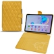 가죽 커버 Samsung Galaxy Tab S6 Lite - Jaune soulèu - Couture