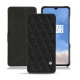OnePlus 7T leather case - Ebène - Couture ( Sleek P C12 - Black ) 