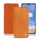가죽 커버 OnePlus 7T - Mandarine vintage ( Pantone 165C ) 