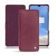 Housse cuir OnePlus 7T - Prune vintage ( Pantone 512C ) 