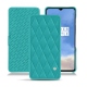 Capa em pele OnePlus 7T - Bleu fluo - Couture