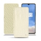 OnePlus 7T leather case - Crocodile milk