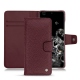 Samsung Galaxy S20 Ultra 5G leather case - Lie de vin ( Pantone 5115C ) 