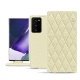 Custodia in pelle Samsung Galaxy Note20 Ultra - Ivoire - Couture ( Sleek P C12 - White ) 