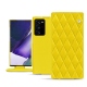 가죽 커버 Samsung Galaxy Note20 Ultra - Jaune fluo - Couture
