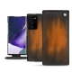 Samsung Galaxy Note20 Ultra leather case - Marron Patine