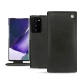 Samsung Galaxy Note20 Ultra leather case - Negre poudro