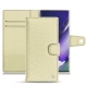 Capa em pele Samsung Galaxy Note20 Ultra - Ivoire ( Sleek P C12 - White ) 