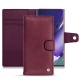 가죽 커버 Samsung Galaxy Note20 Ultra - Prune vintage ( Pantone 512C ) 