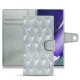 Capa em pele Samsung Galaxy Note20 Ultra - Platinium - Couture