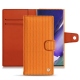 Lederschutzhülle Samsung Galaxy Note20 Ultra - Abaca arancio