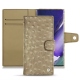 Samsung Galaxy Note20 Ultra leather case - Autruche desert