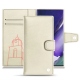 Housse cuir Samsung Galaxy Note20 Ultra - Blanc escumo