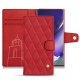 Housse cuir Samsung Galaxy Note20 Ultra - Rouge troupelenc - Couture