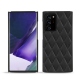 Capa em pele Samsung Galaxy Note20 Ultra - Noir - Couture ( Nappa - Black ) 