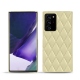 Funda de piel Samsung Galaxy Note20 Ultra - Beige - Couture ( Nappa - Pantone 7502C ) 