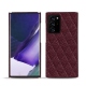 Custodia in pelle Samsung Galaxy Note20 Ultra - Lie de vin - Couture ( Pantone 5115C ) 