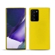 Lederschutzhülle Samsung Galaxy Note20 Ultra - Jaune fluo