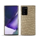 Custodia in pelle Samsung Galaxy Note20 Ultra - Autruche desert