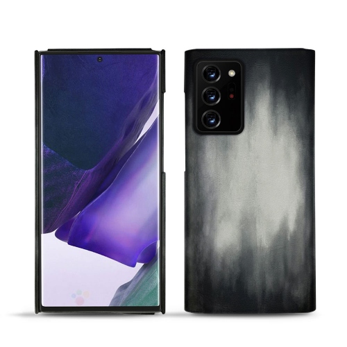 Wählen Sie die Noreve-Lederschalen für Ihren Galaxy Note20 Ultra.Gris Patine