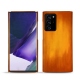 Samsung Galaxy Note20 Ultra leather cover - Orange Patine