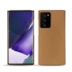 Samsung Galaxy Note20 Ultra leather cover - Beige Veggie
