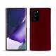 Coque cuir Samsung Galaxy Note20 Ultra - Rouge Veggie