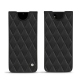 Capa em pele Samsung Galaxy Note20 Ultra - Noir - Couture ( Nappa - Black ) 