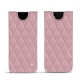 Capa em pele Samsung Galaxy Note20 Ultra - Rose - Couture ( Nappa - Pantone 2365C ) 
