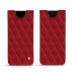Samsung Galaxy Note20 Ultra leather pouch - Rouge - Couture ( Nappa - Pantone 199C ) 