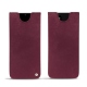 Samsung Galaxy Note20 Ultra leather pouch - Prune vintage ( Pantone 512C ) 