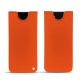 Samsung Galaxy Note20 Ultra leather pouch - Orange fluo