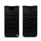 Funda de piel Samsung Galaxy Note20 Ultra - Crocodile nero