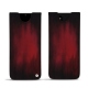 Samsung Galaxy Note20 Ultra leather pouch - Rouge Patine
