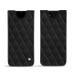 Custodia in pelle Samsung Galaxy Note20 Ultra - Negre poudro - Couture