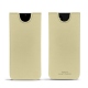 Samsung Galaxy Note20 Ultra leather pouch - Beige PU