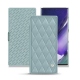 Housse cuir Samsung Galaxy Note20 Ultra - Bleu ciel - Couture ( Nappa - Pantone 277C ) 