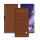 Funda de piel Samsung Galaxy Note20 Ultra - Marron - Couture ( Nappa - Pantone 1615C ) 