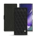 Samsung Galaxy Note20 Ultra leather case - Ebène - Couture ( Sleek P C12 - Black ) 